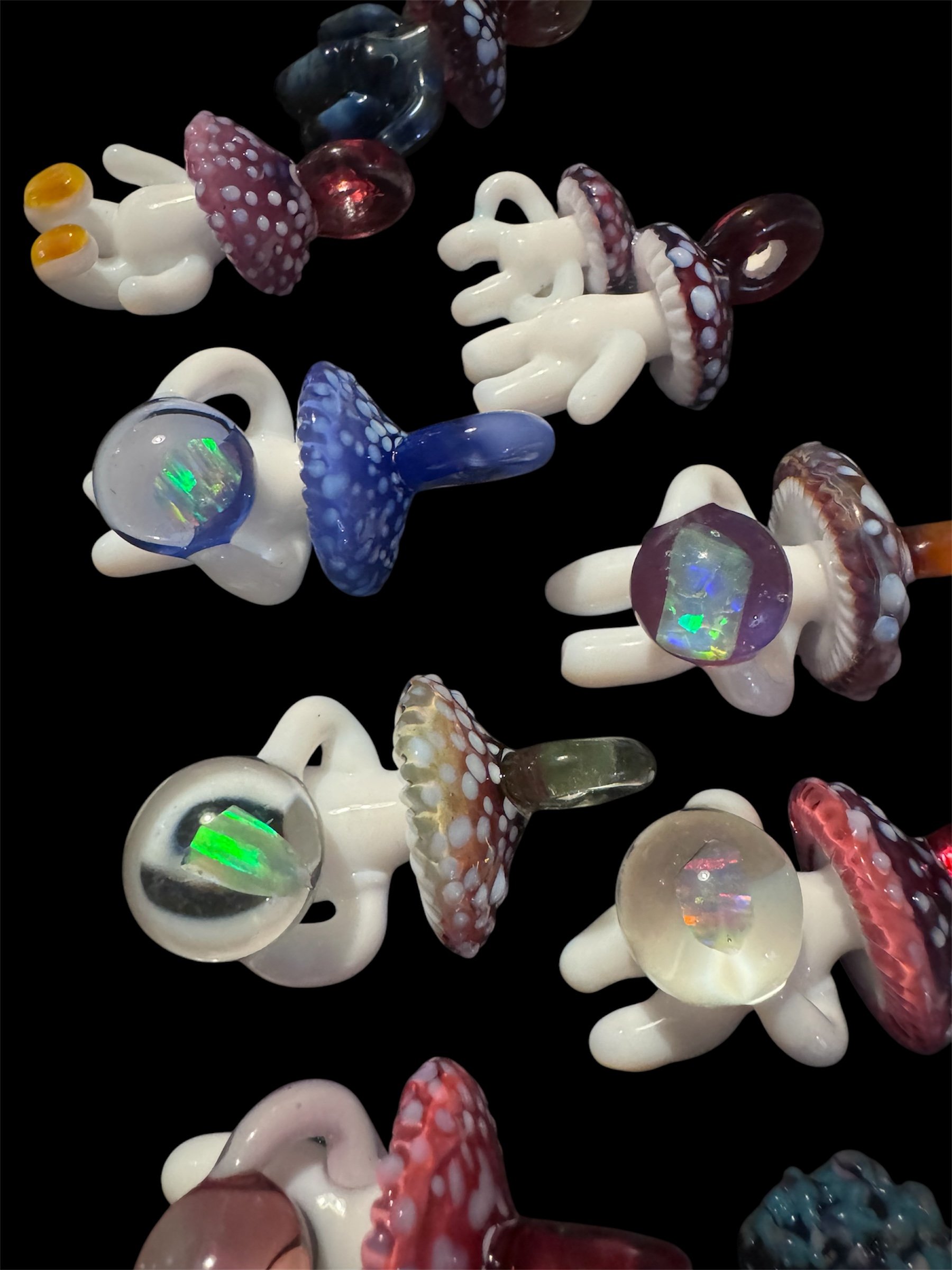 Mushroom Friends With Magical Orbs