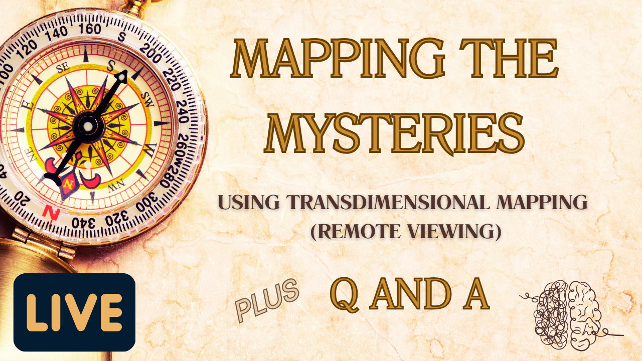 Join us for a Mapping Mysteries livestream