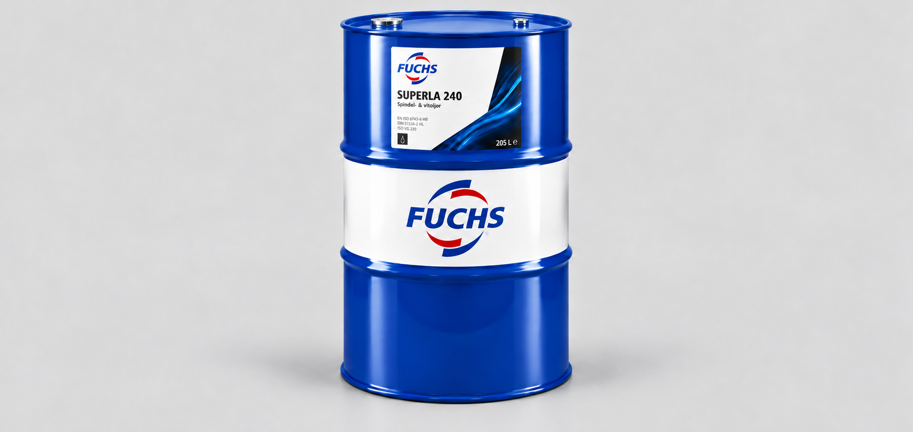 FUCHS SUPERLA 240 vitolja i 205-litersfat.