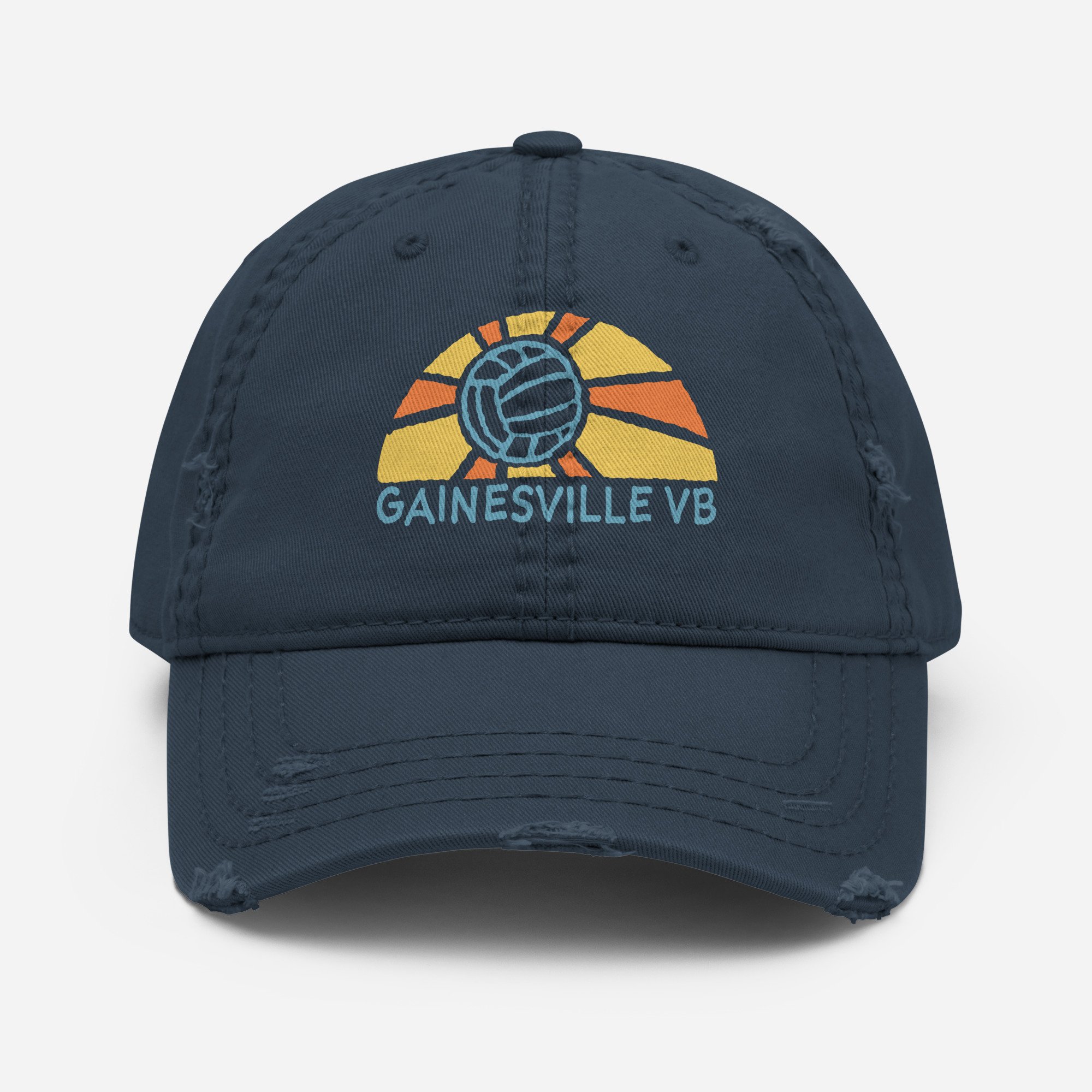 Distressed Gainesville Volleyball 'Dad Hat'