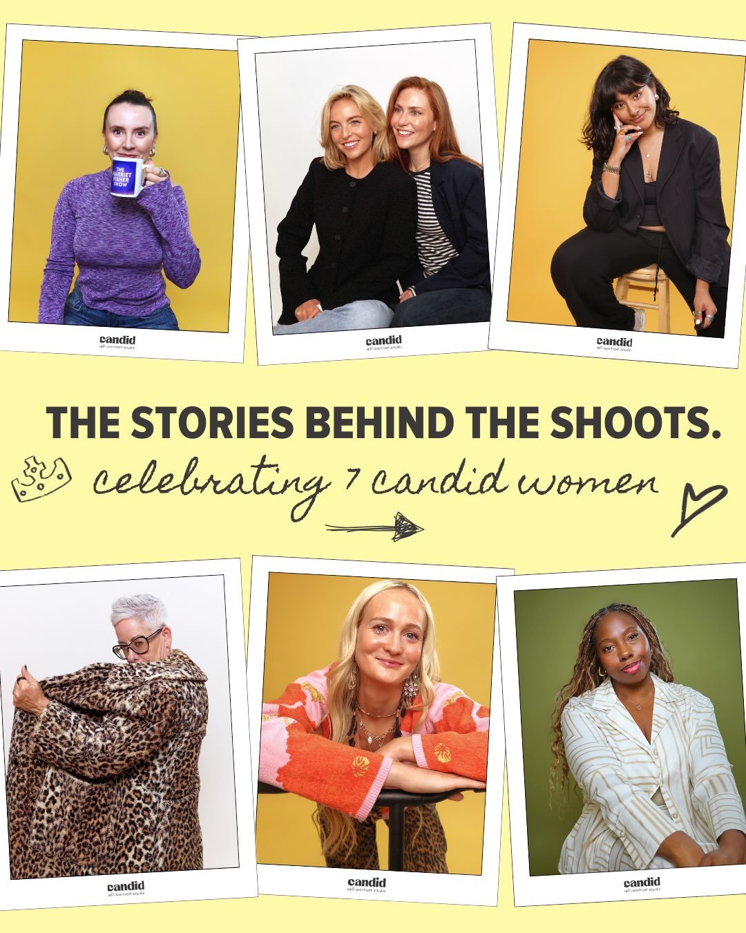 7 women walked into candid. here&rsquo;s what they&rsquo;re doing outside of it. ⚡️

in honour of international women&rsquo;s day this sunday, we&rsquo;re spotlighting 7 women who have walked through our studio doors and are absolutely out here chang