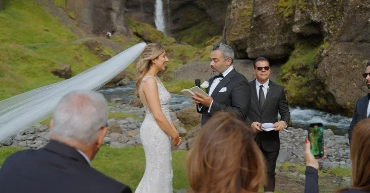 Our wedding films are not trendy, they are not fast paced and created for the engagement and the algorithm.

they are quite the opposite.
 they are slow and gentle, sometimes it means giving moments room to breathe.
 those films don&rsquo;t go viral 