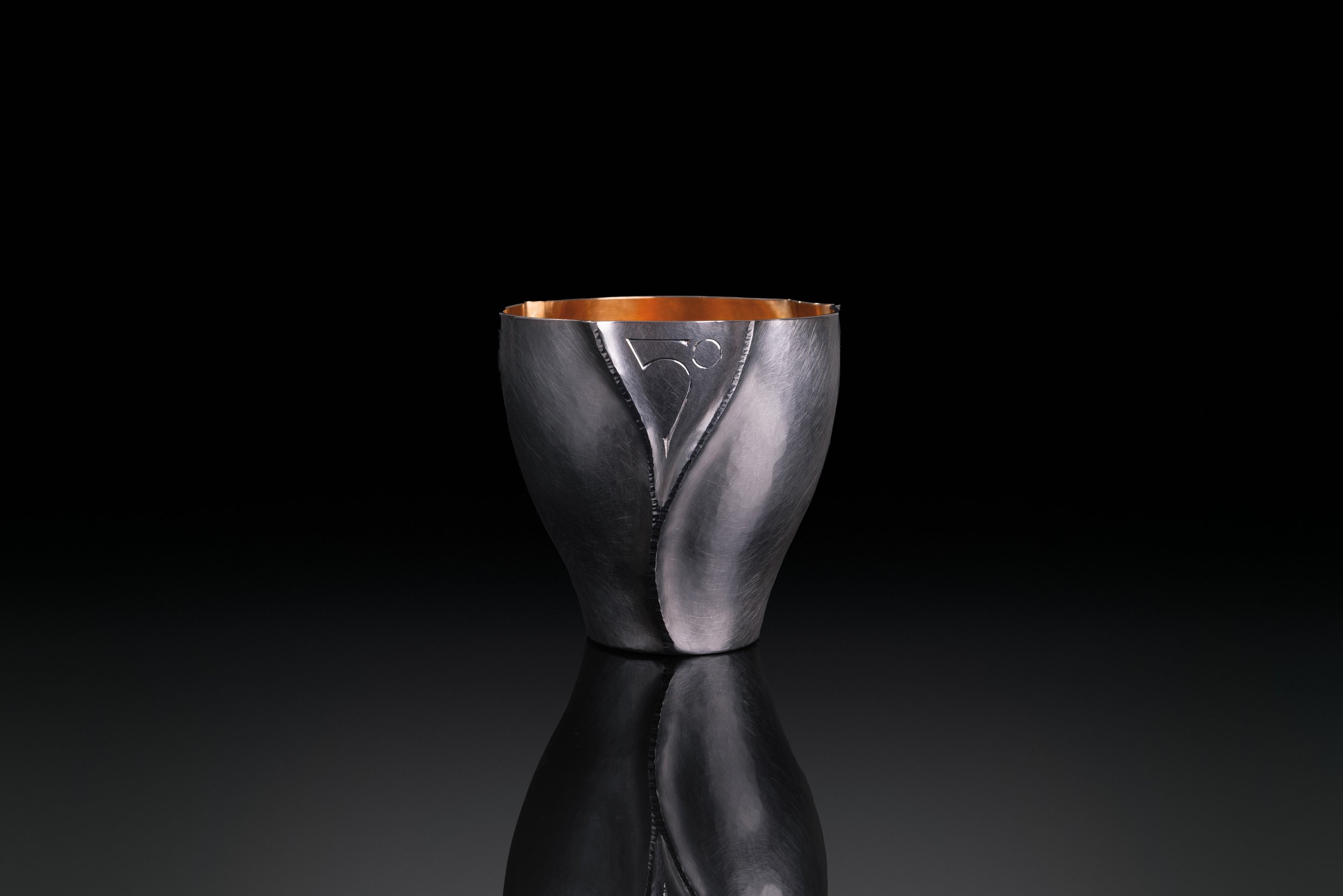 50th Birthday Rivulet Beaker