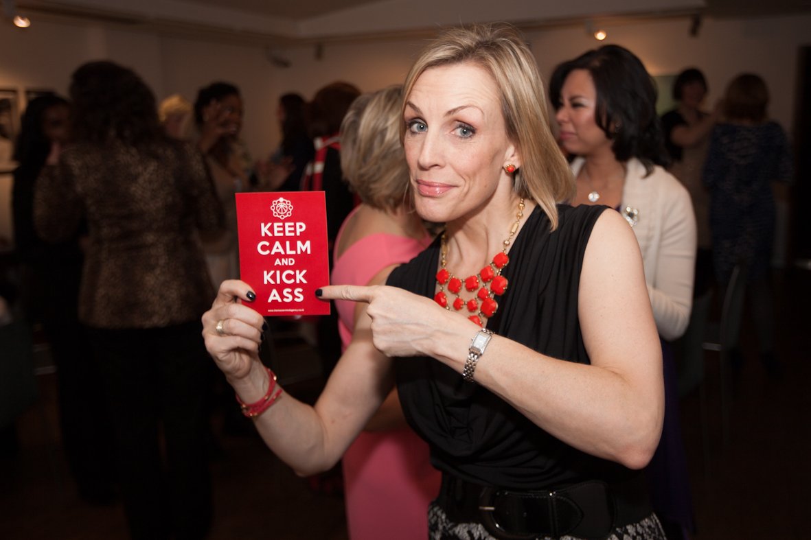 Guest speaker Paula MacArthur at a WTS London event on the secrets of networking (2014)