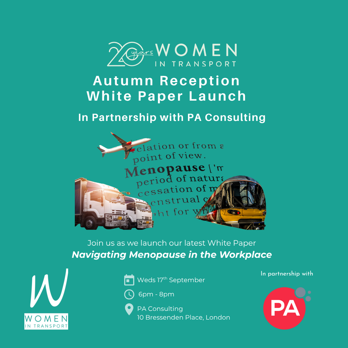 Autumn Reception and Menopause White Paper Launch