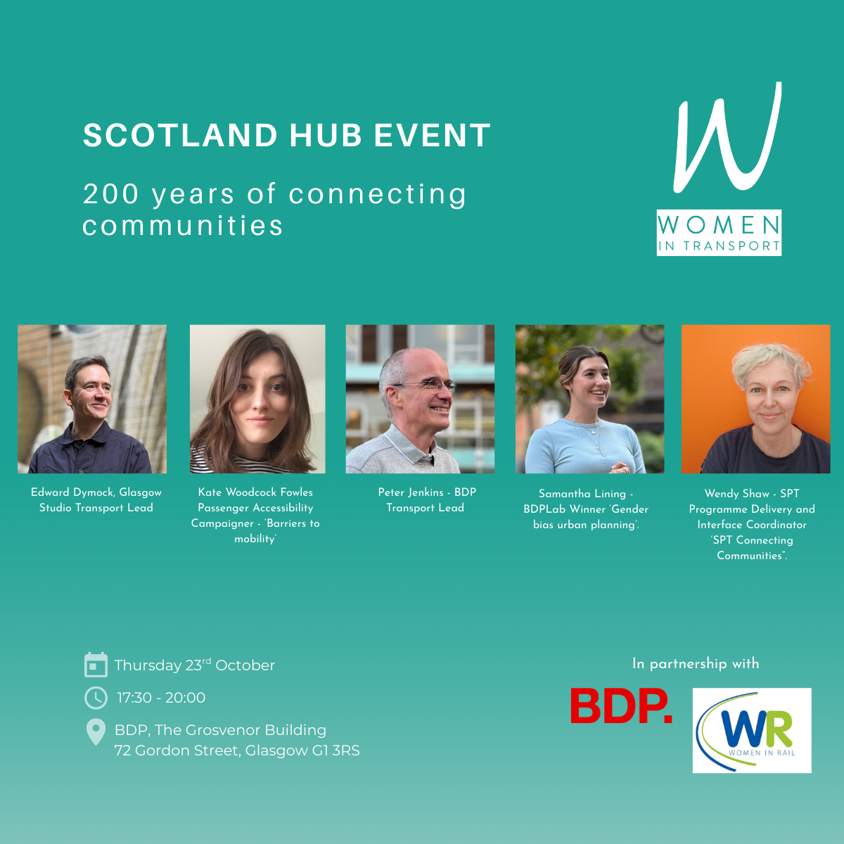 Women in Transport Scotland Hub - 200 Years Of Connecting Communities