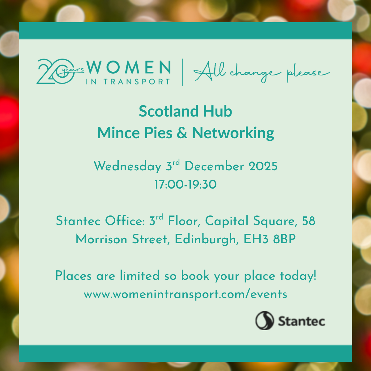 Women in Transport Scotland Hub - Mince Pies and Networking