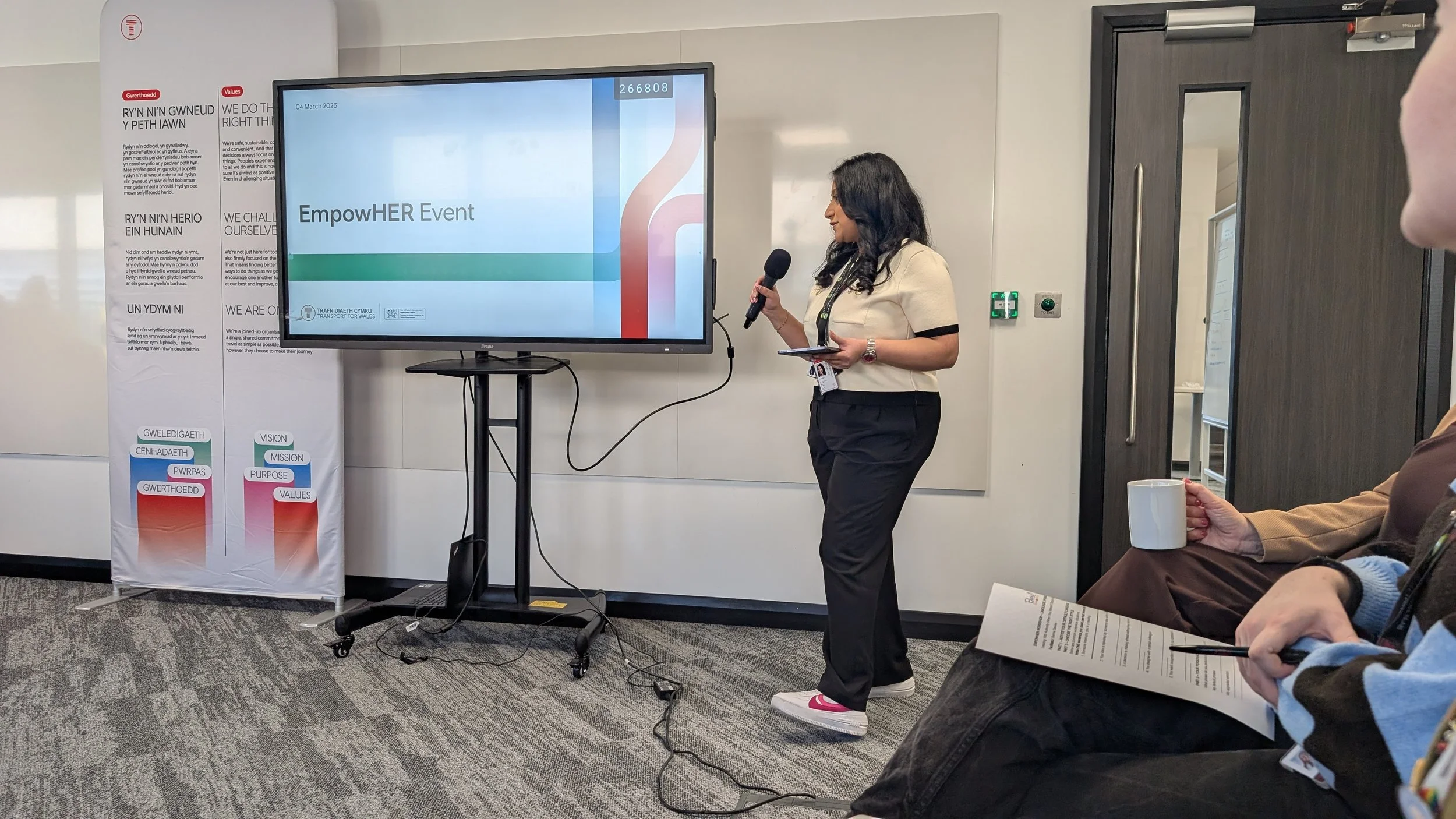 Transport for Wales celebrated women across its organisation with an in-person event, organised by its Women’s network, EmpowHER