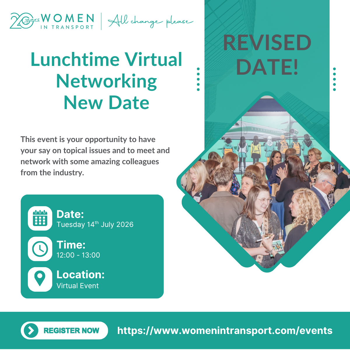 Lunchtime Virtual Networking - July - Revised Date!!