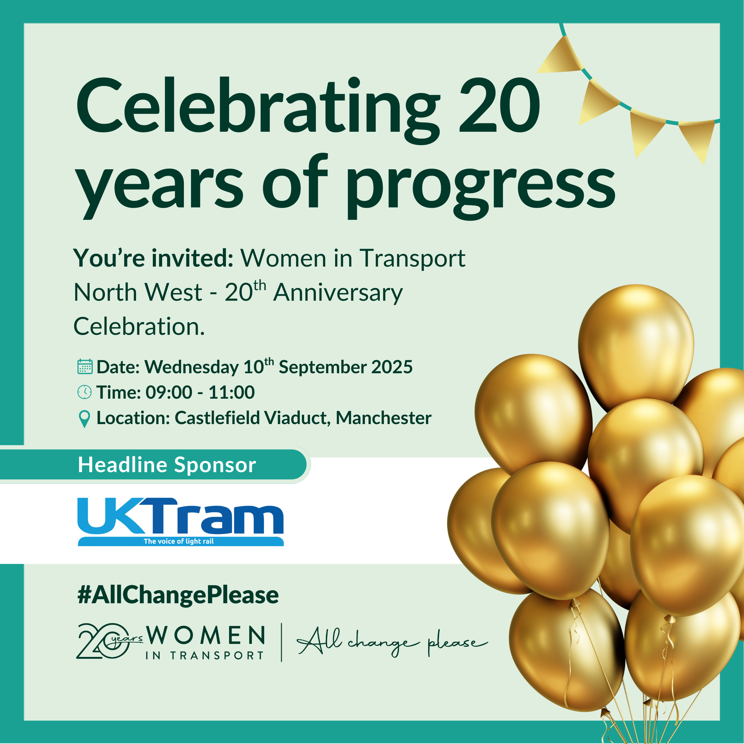 Women in Transport North West – 20th Anniversary Celebration