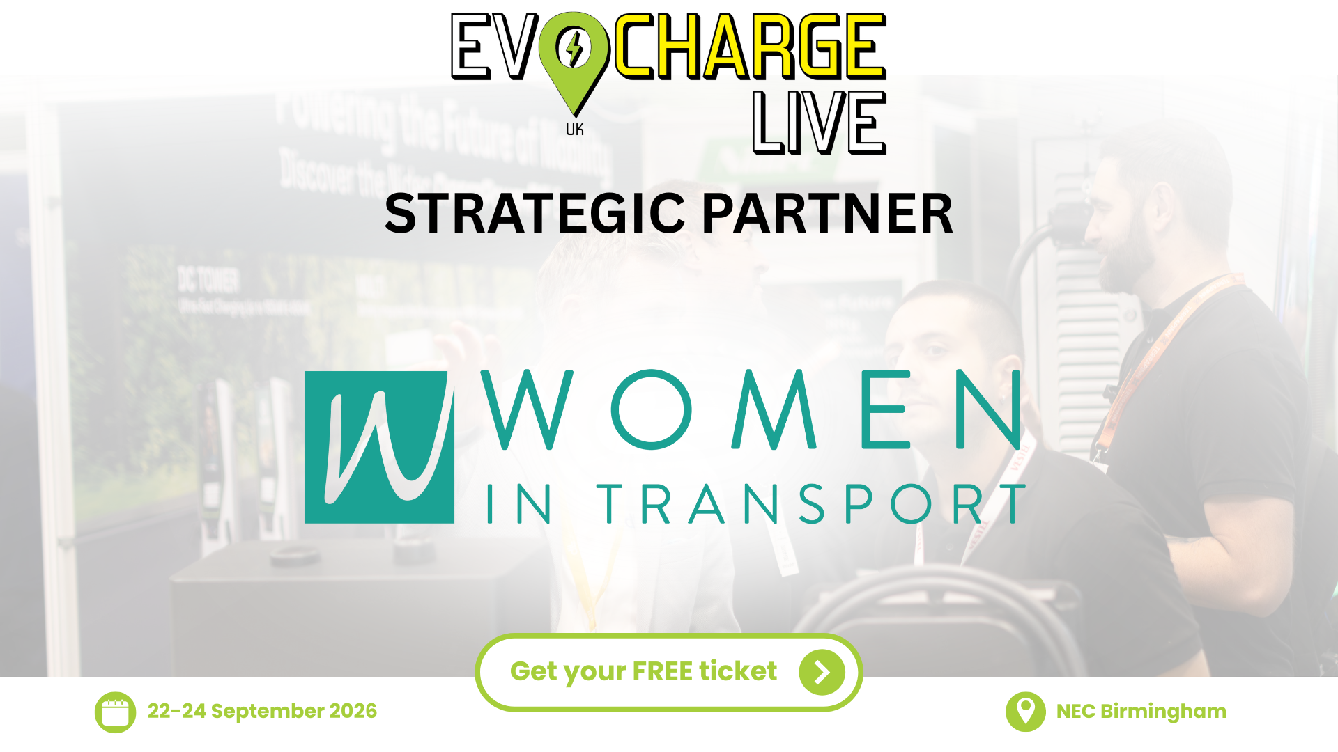 Women in Transport are attending EV Charge Live 2026