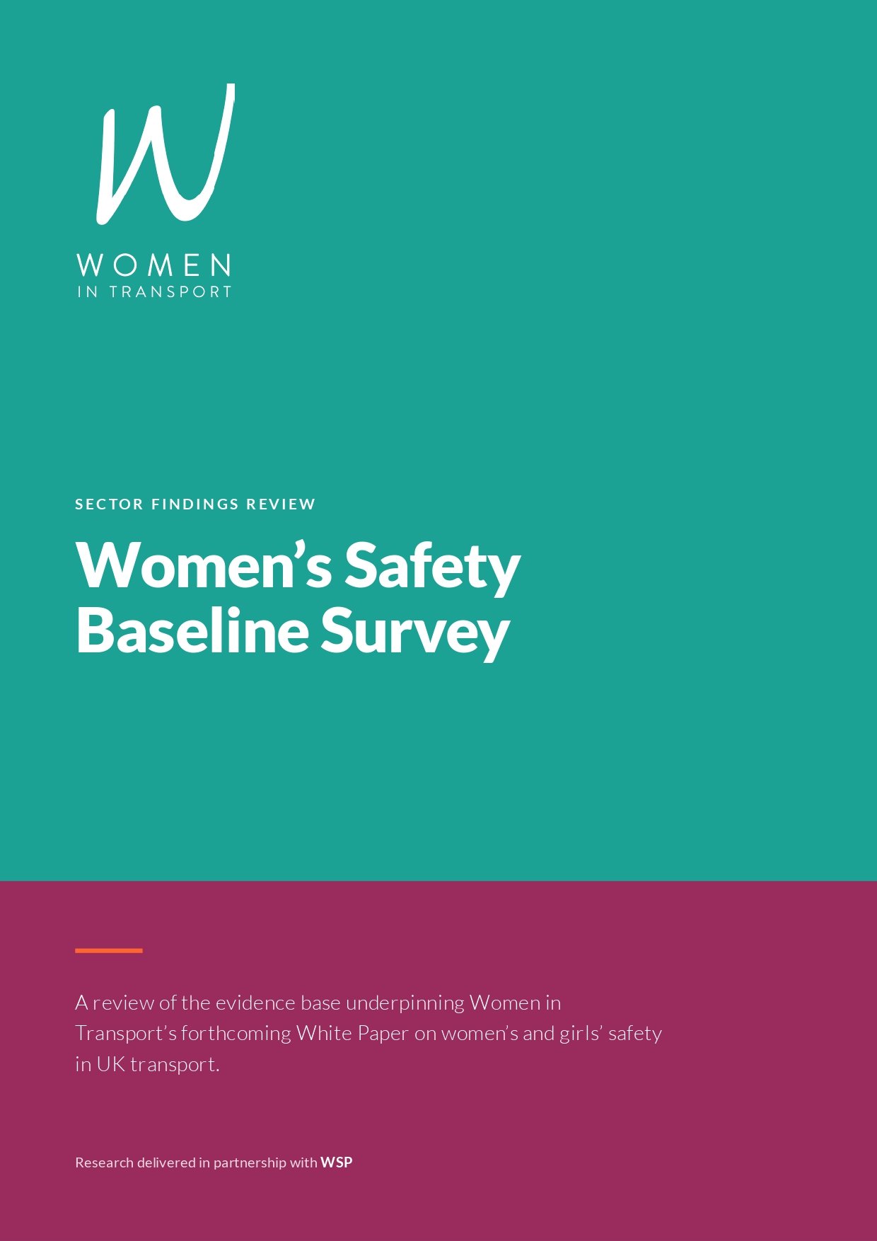 Women's Safety Baseline Survey Sector Findings Review