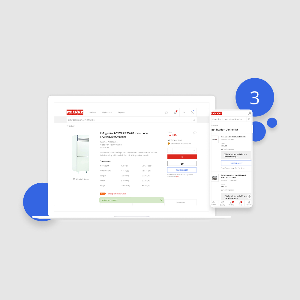Franke Management AG - Notification Center