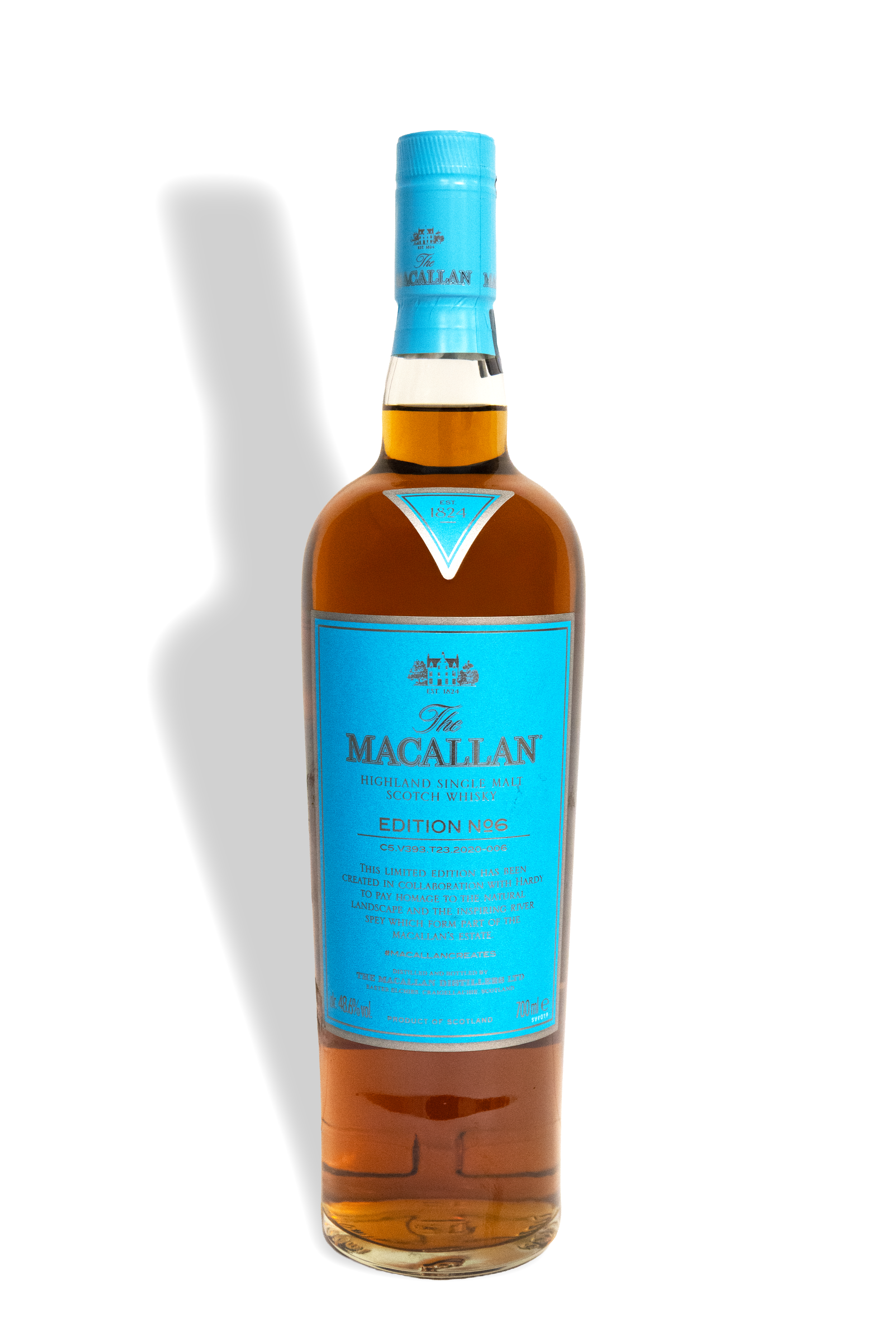 The Macallan Highland Single malt Scotch Whisky Edition N°6.