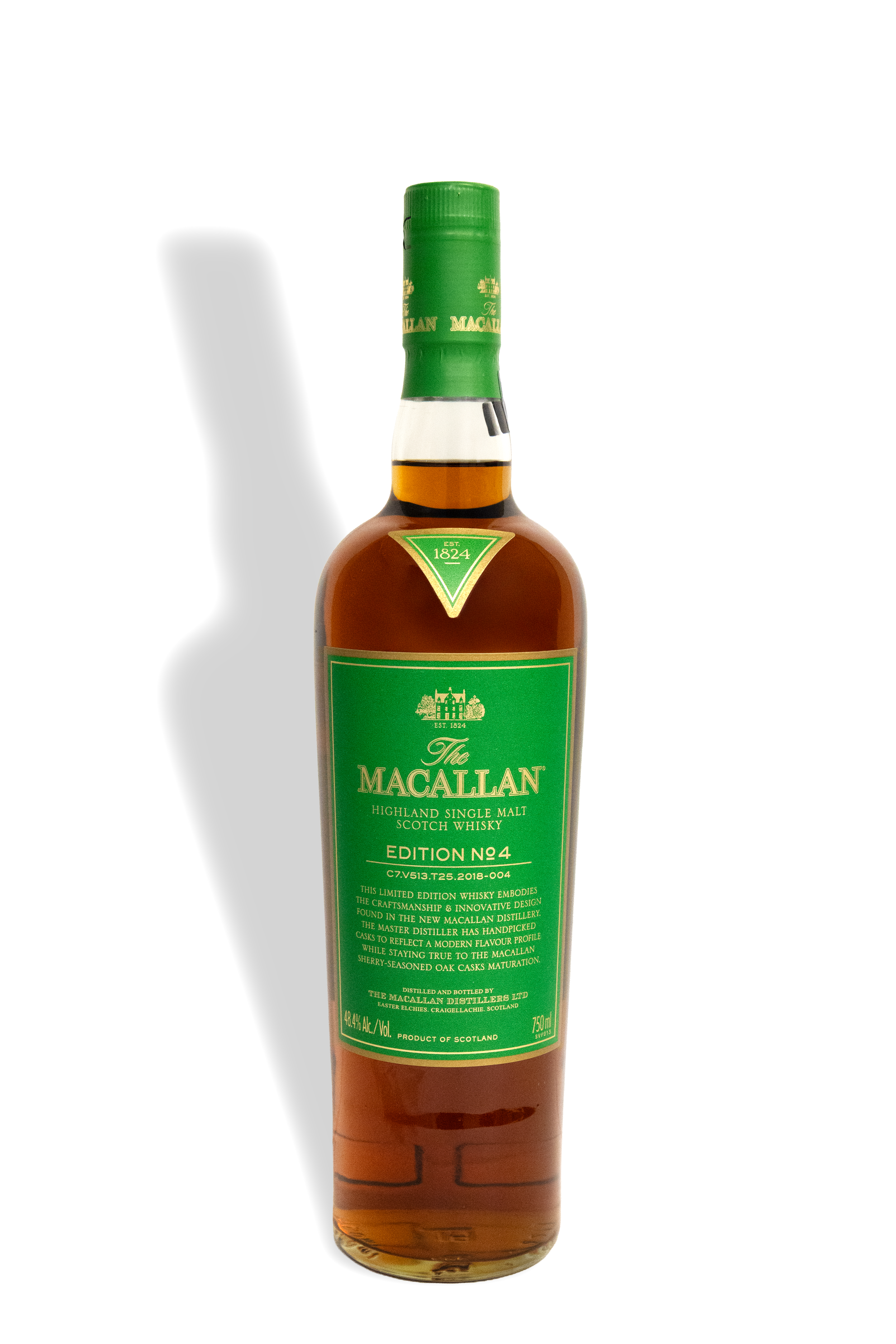 The Macallan Highland Single Malt Scotch Whisky Edition N°4.