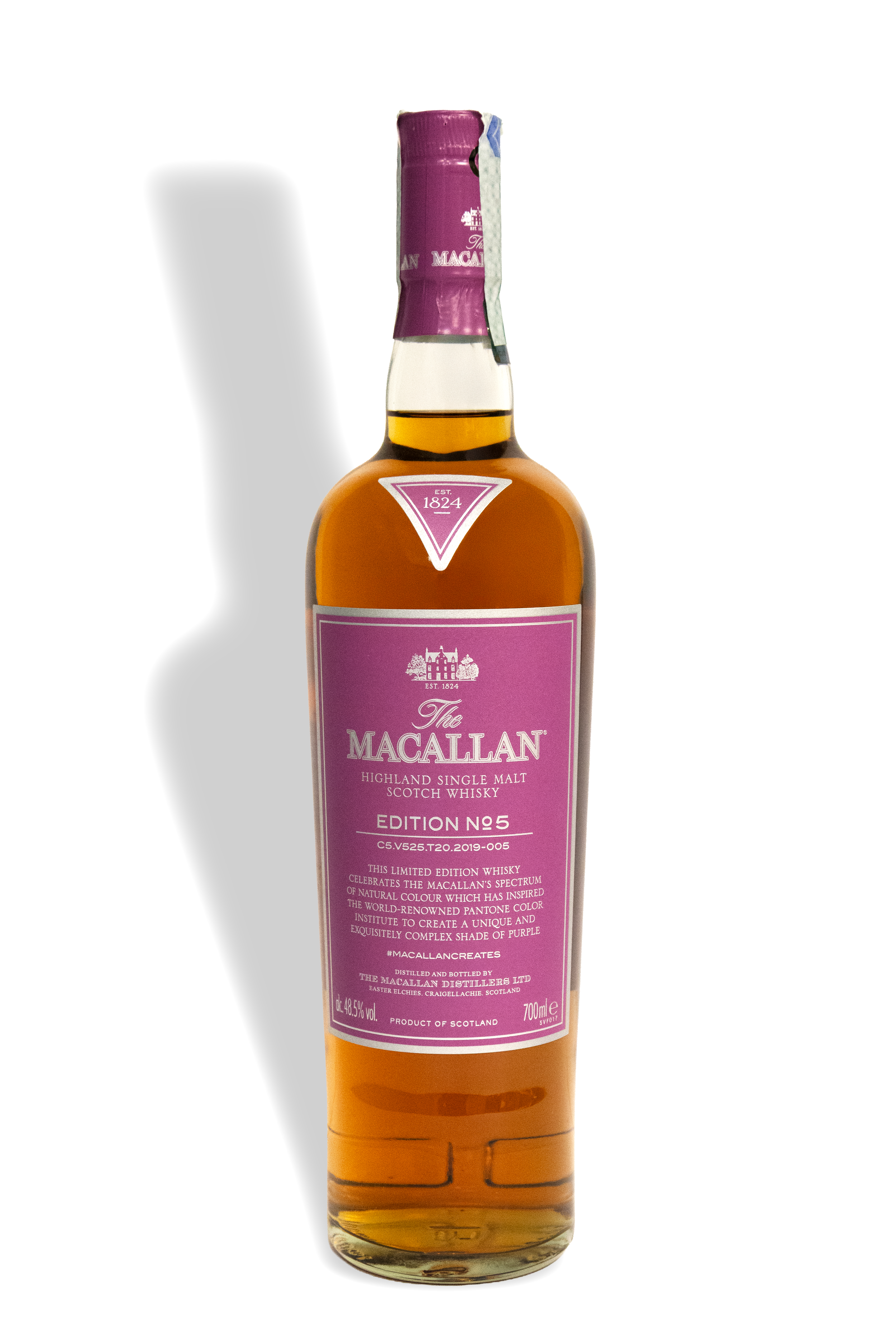 The Macallan Highland Single Malt Scotch Whisky Edition N°5.