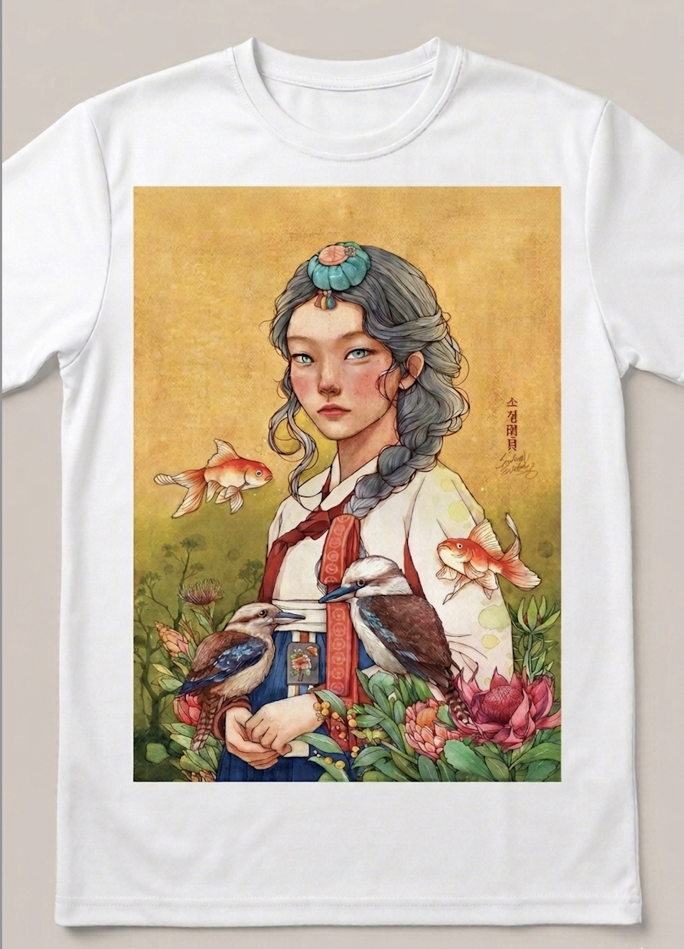 The Listening Garden Artwork T-Shirt by Sochung Eddie Kang