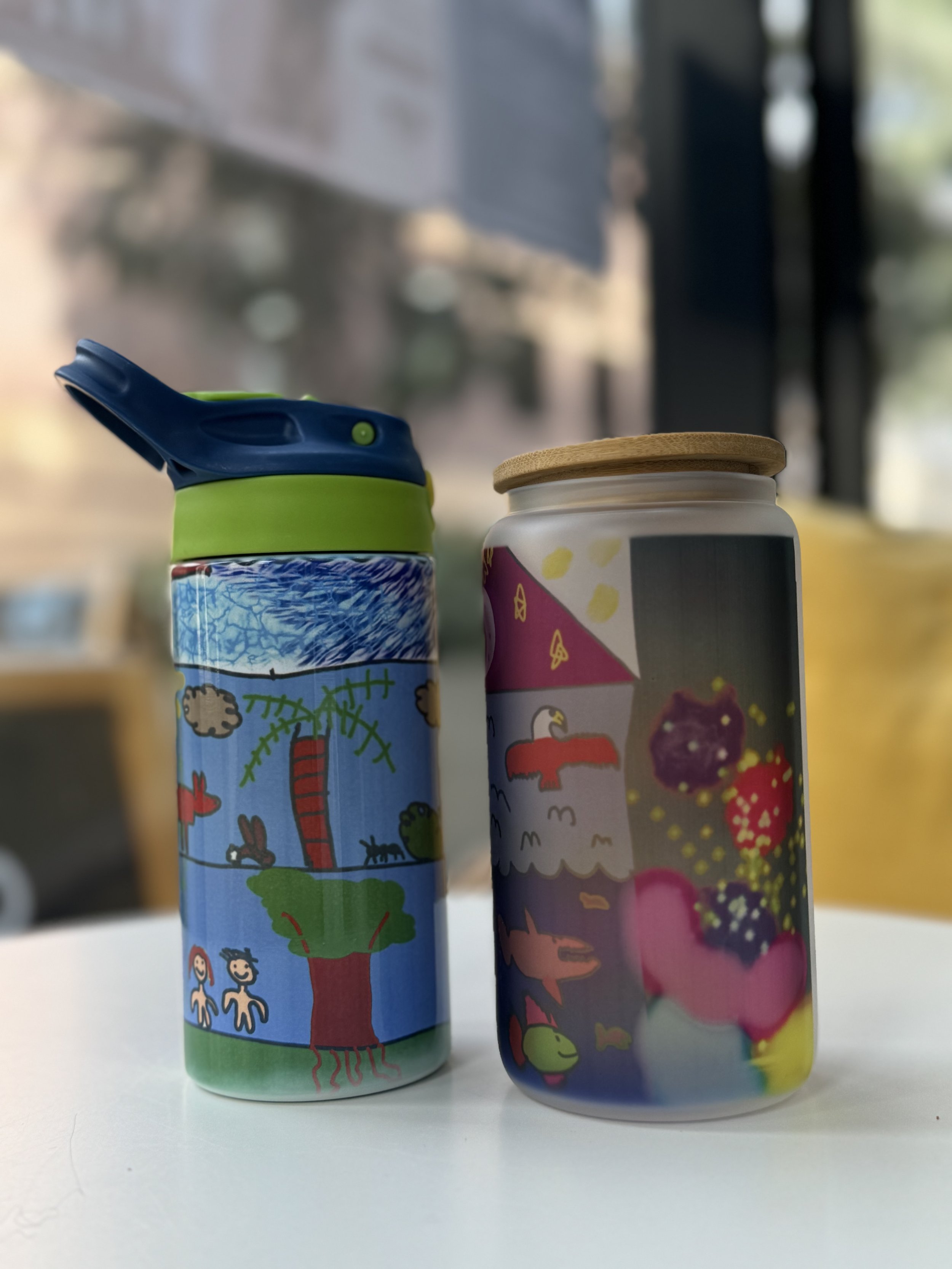 The Colourful Creation - Glass Tumbler