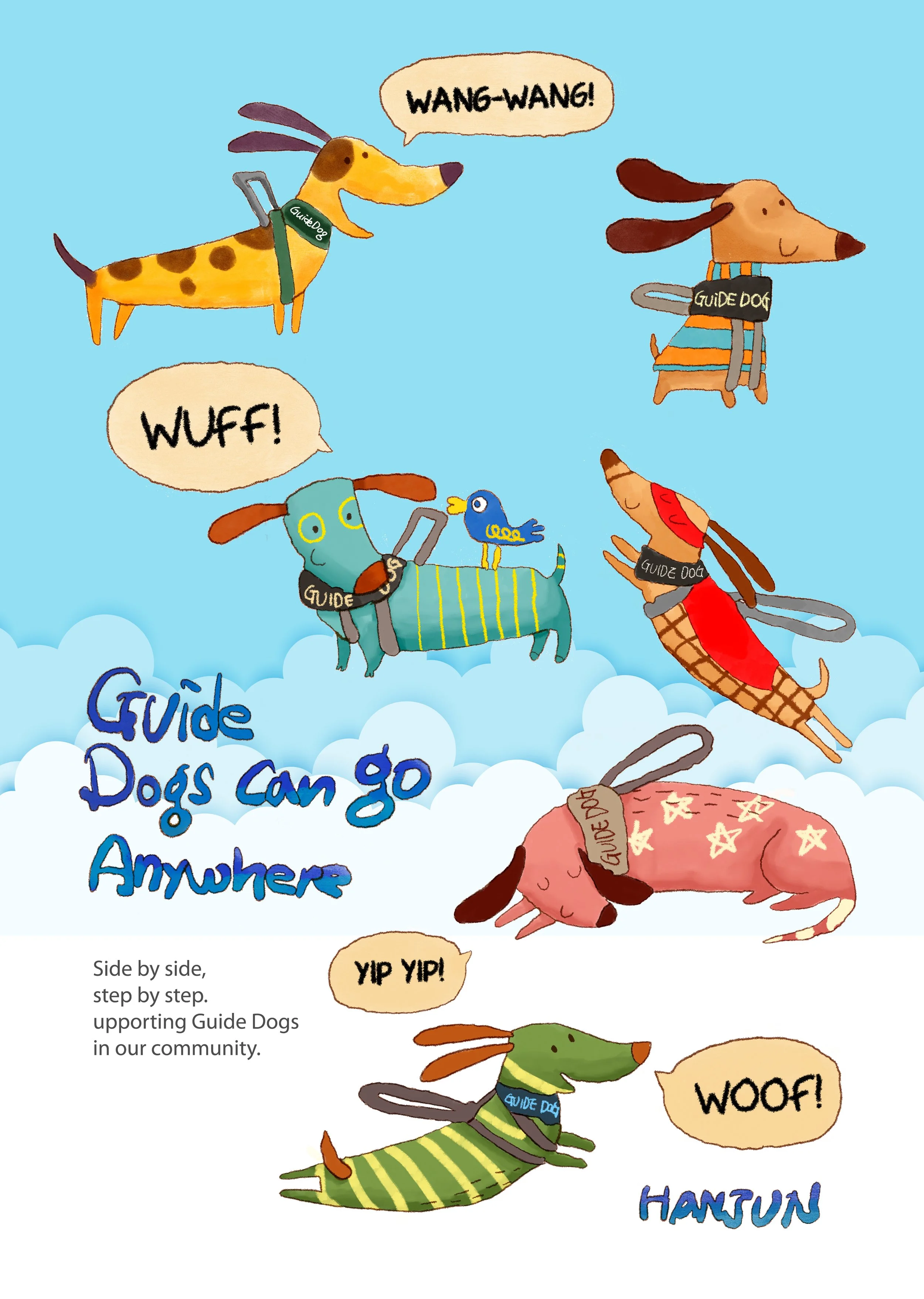 Guide Dogs can go Anywhere