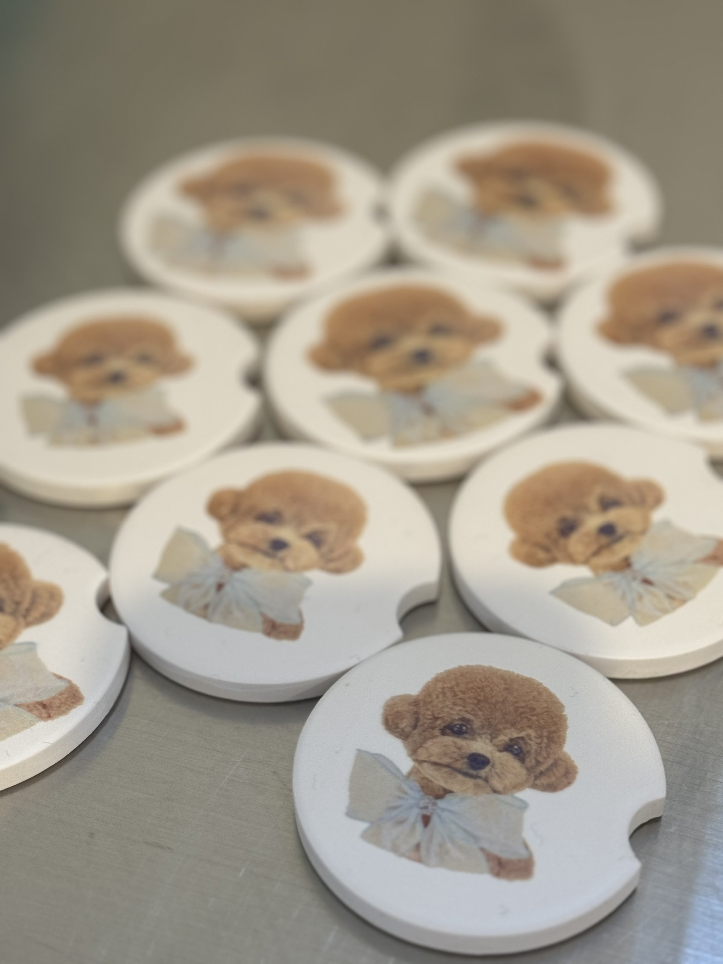 Puppy, 'Hongsi' Coaster by H.R ART