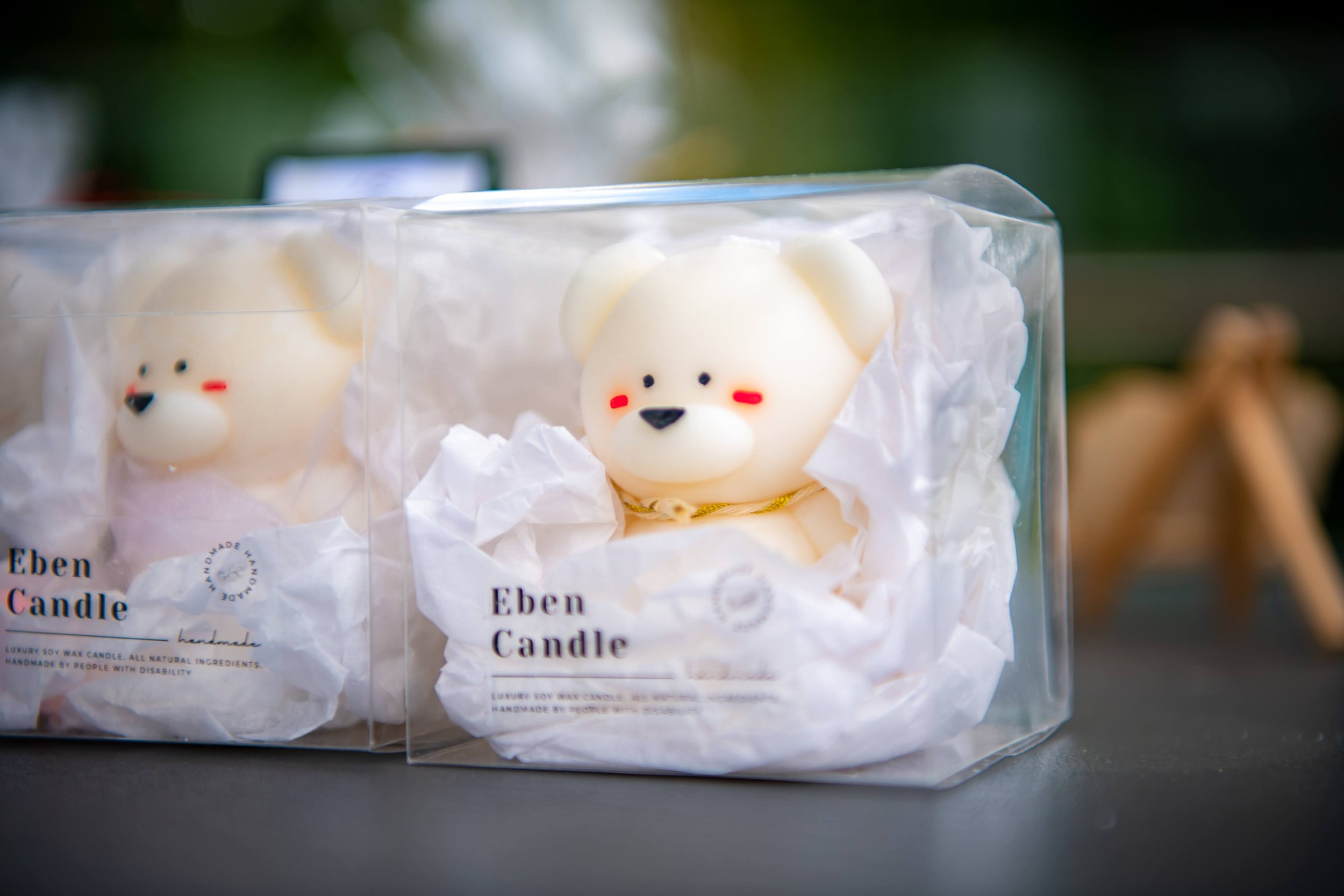 Candle - White Bear