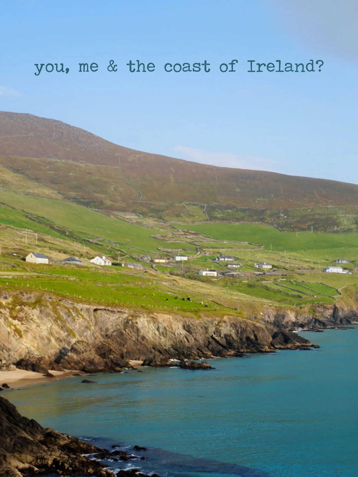 You, me &amp; the coast of Ireland?🇮🇪

Share with the person you want to share this view with.✈️❤️

&mdash;

Follow @thepotspassport for accessible adventure &amp; travel tips 🤍 #AdventureAsYouAre