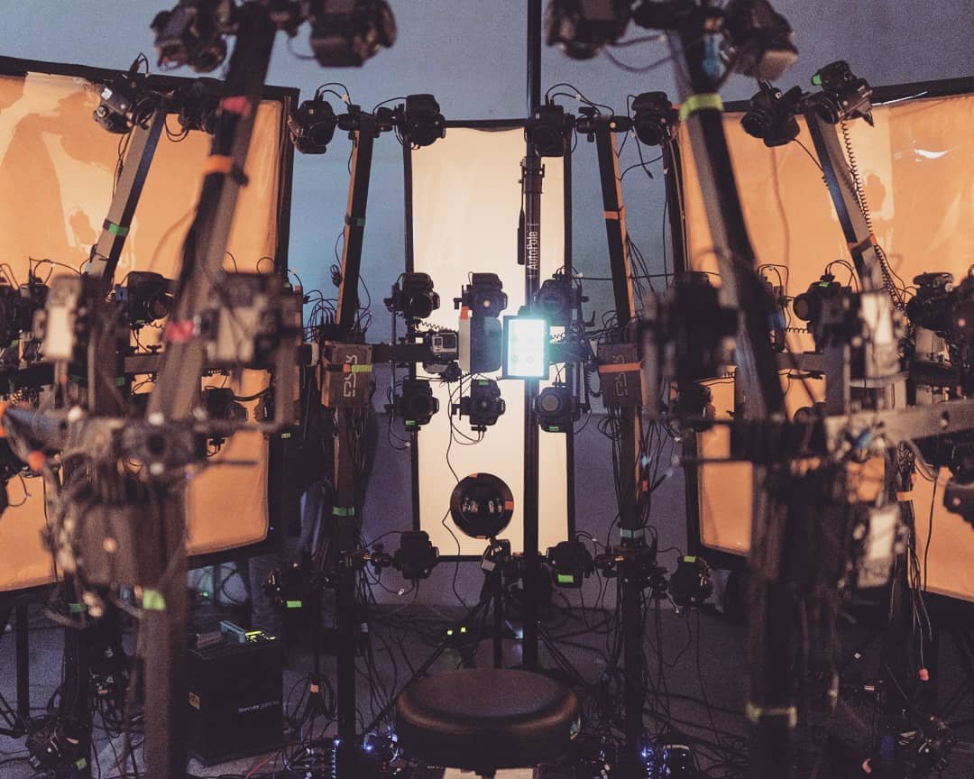 All ready for a new scan session, testing some new technology to improve our automated character pipeline. #3dscanning #headscan #photogrammetry #digitalhuman #ALICE #anewdesign