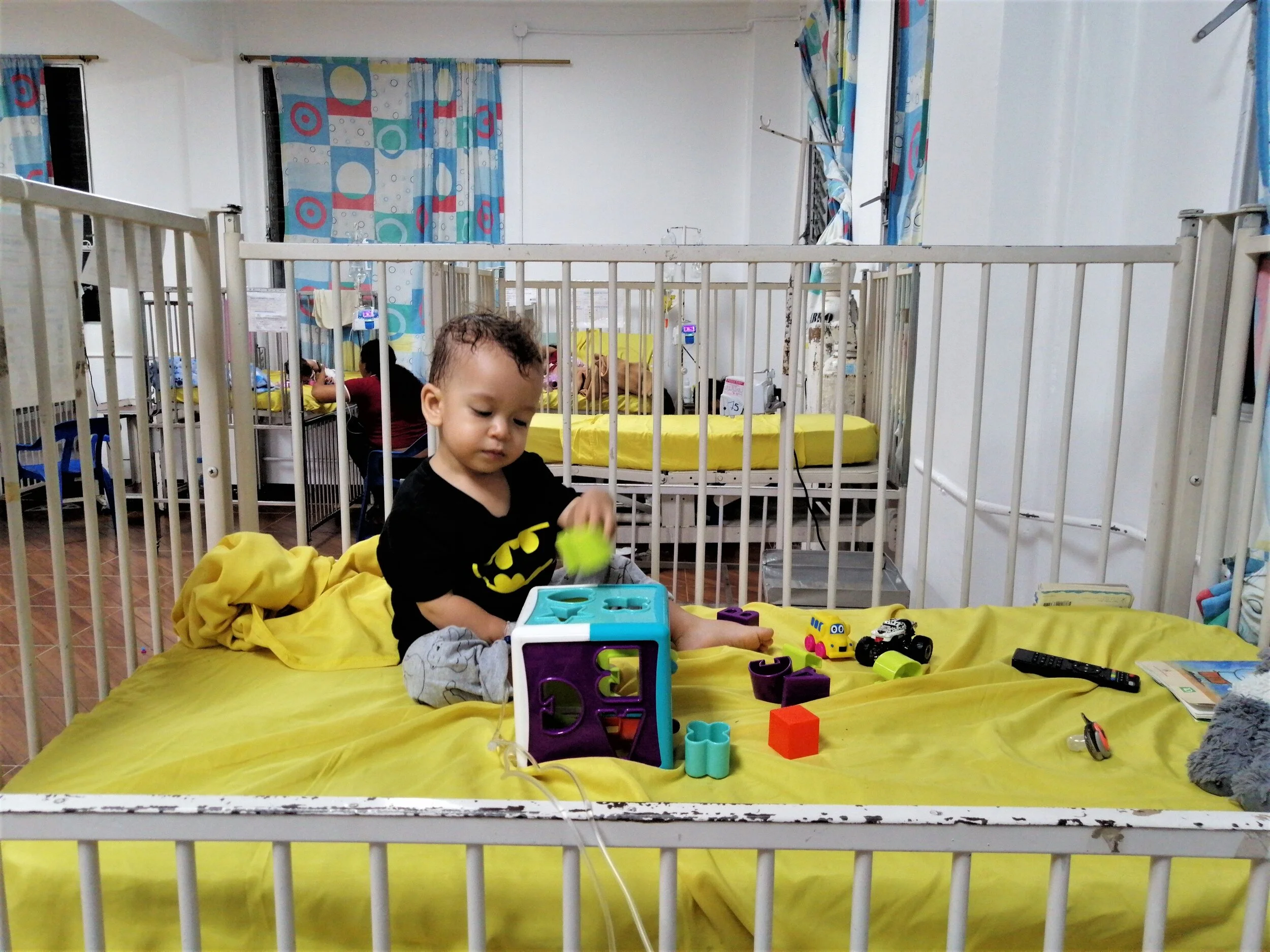 Tiago playing at the hospital.jpeg
