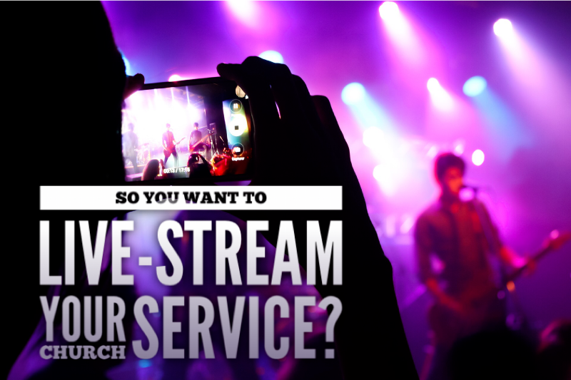 We hosted a webinar for churches to learn about to setup online streaming