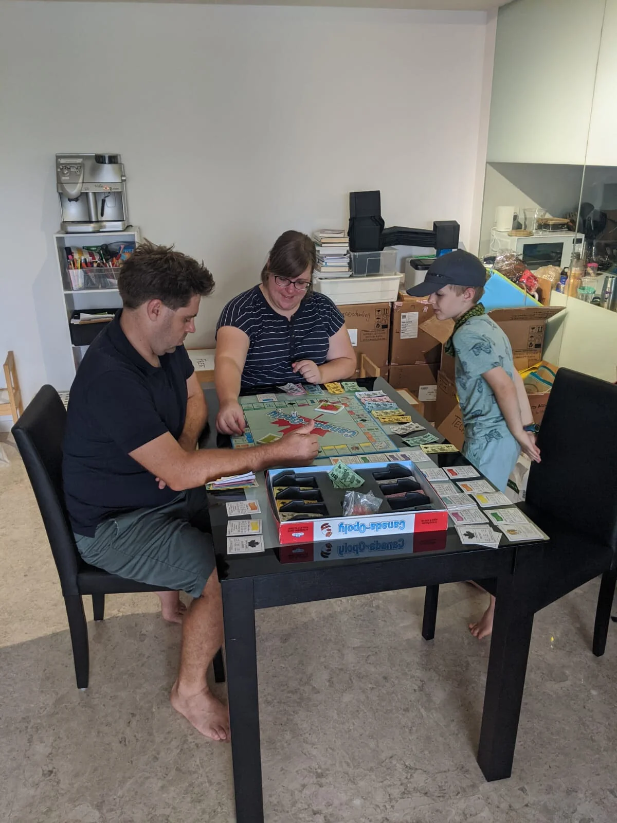 Playing games with the kids!