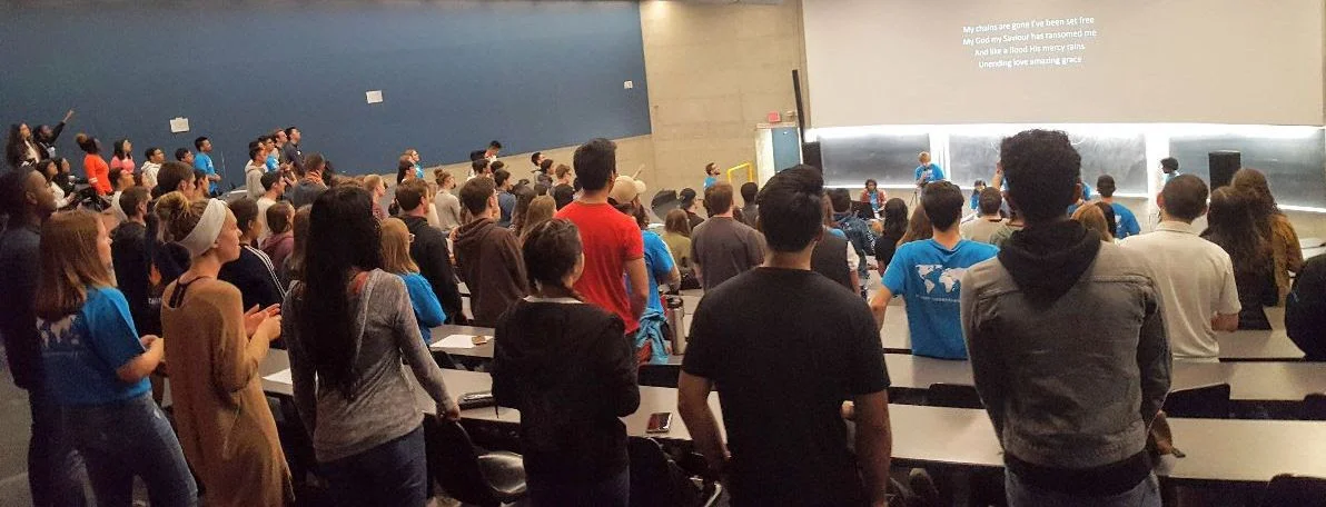 120 first year students interested in joining Power To Change at the University of Waterloo.