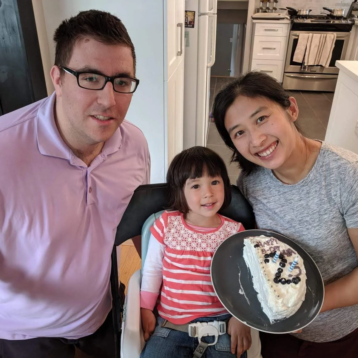 Celebrating Amelia’s half birthday.