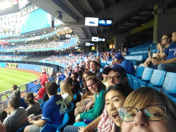 We celebrated the end of CREATE mission trip by going to Toronto for the day. We ate good food, did some evaluation activities and went to a Toronto Blue Jays game.
