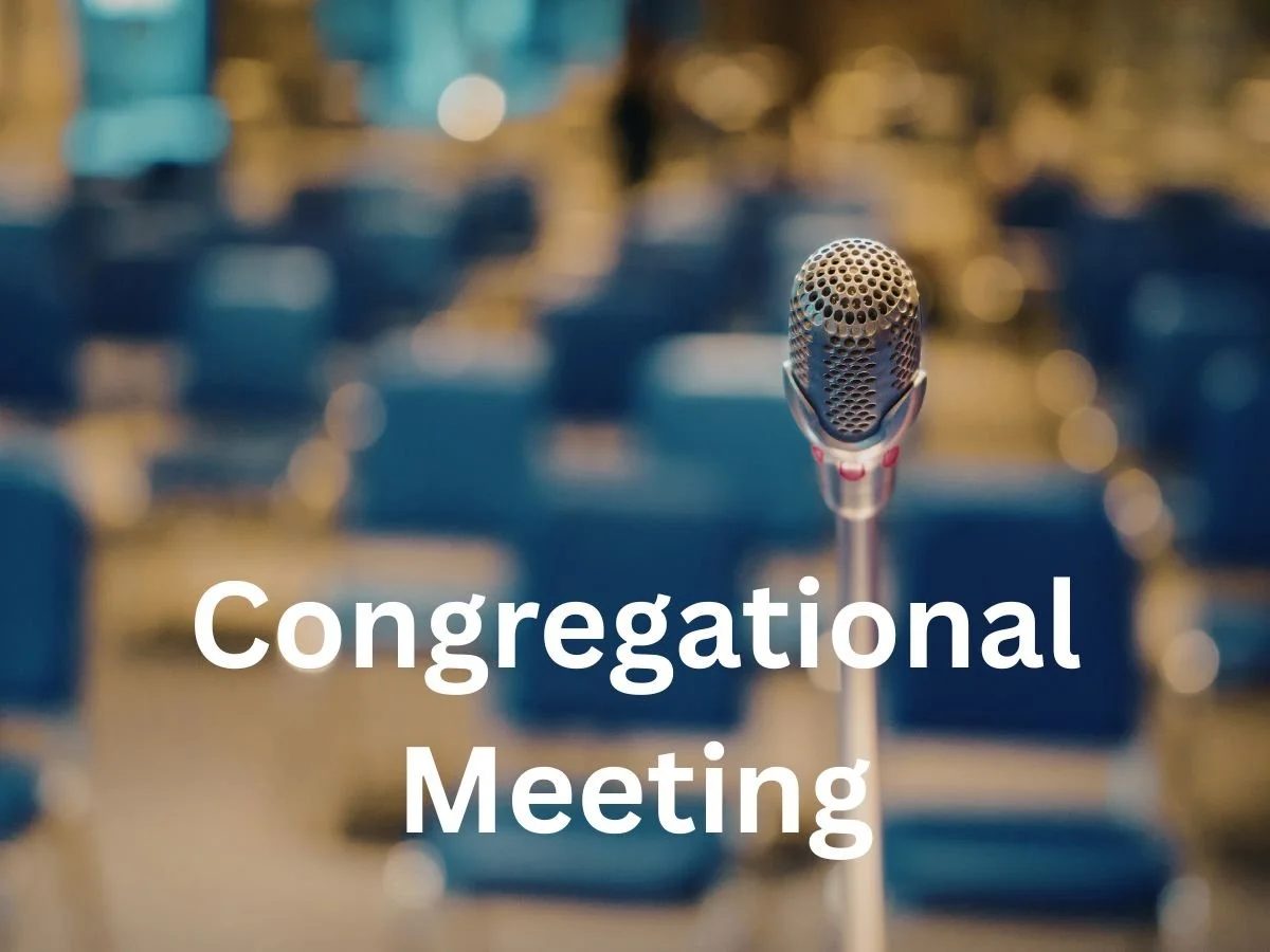 Congregational Meeting - Teaching Pastor Search