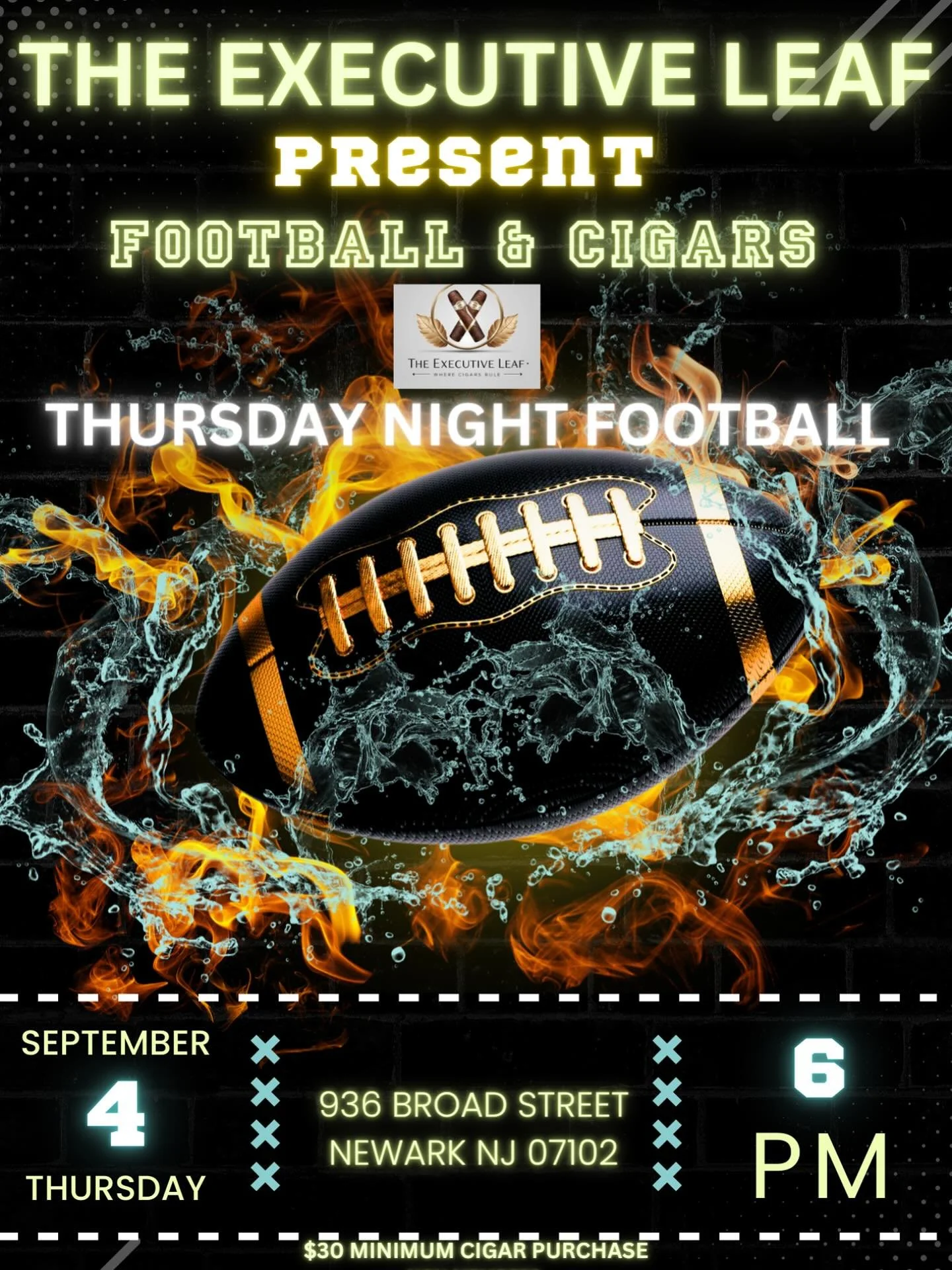🏈 Thursday Night Football at The Executive Leaf!
Come unwind, catch the game, and enjoy premium cigars in style.
Relax, connect, and make every Thursday a winning night with us!
See you tonight! 🍂🔥
#ThursdayNightFootball #CigarLounge #RelaxAndEnjo