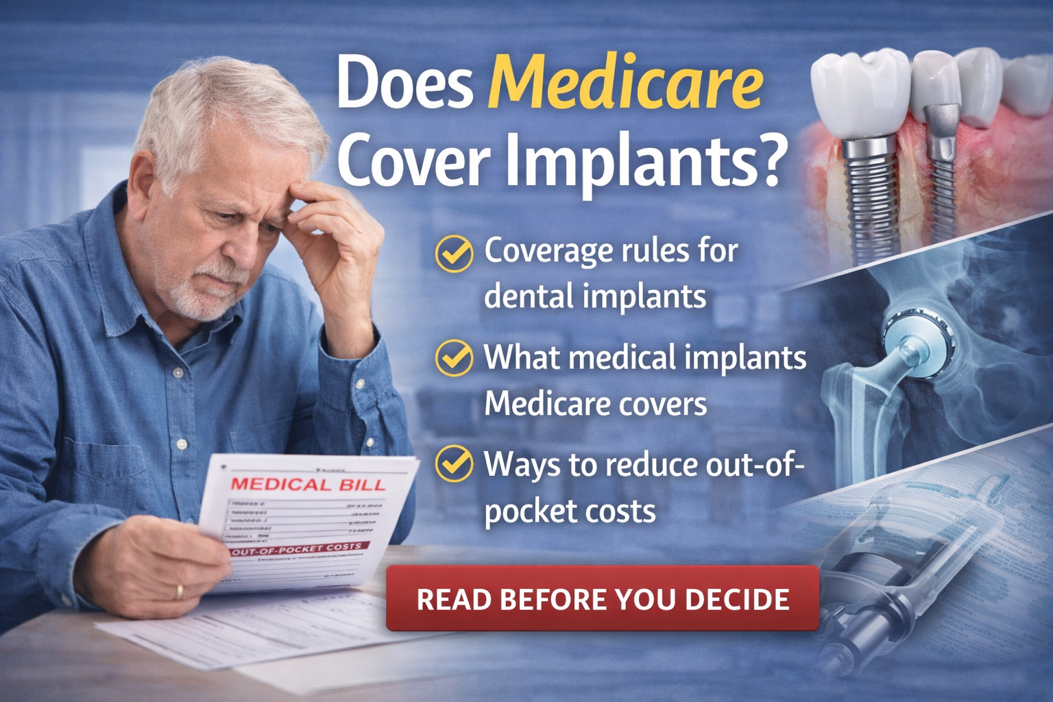 Does Medicare Cover Implants? What You Need to Know Before You Decide