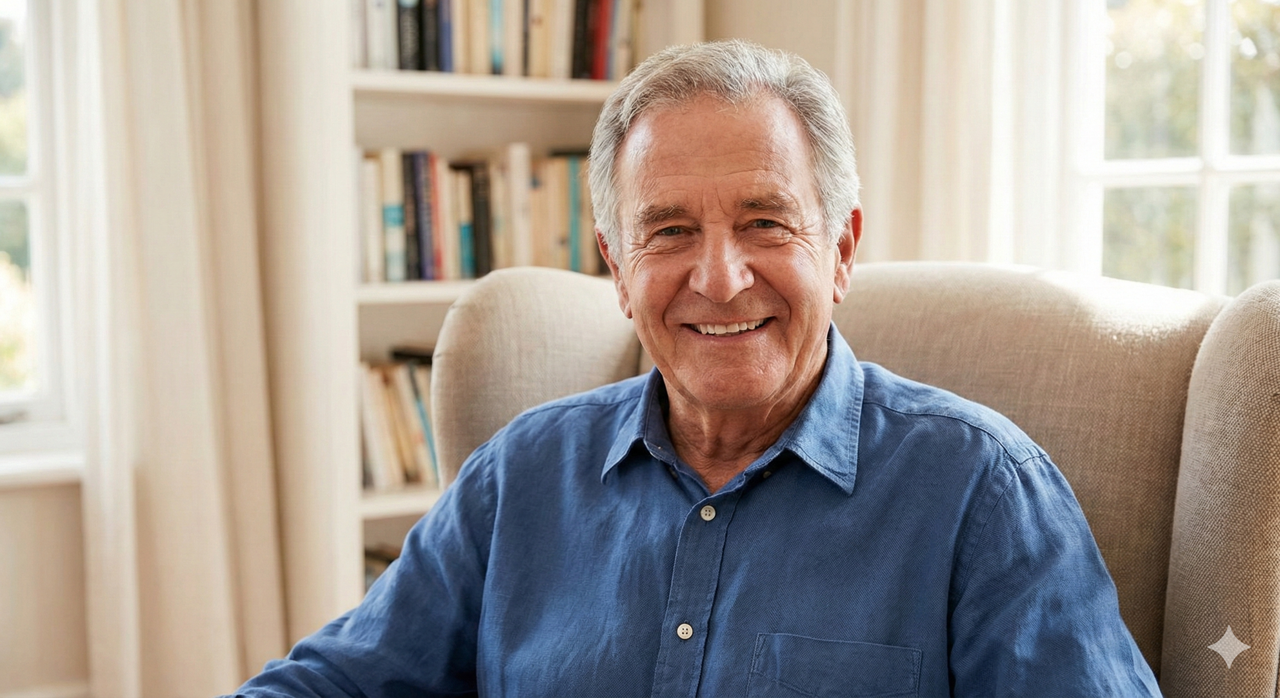 senior male signing up for medicare insurance