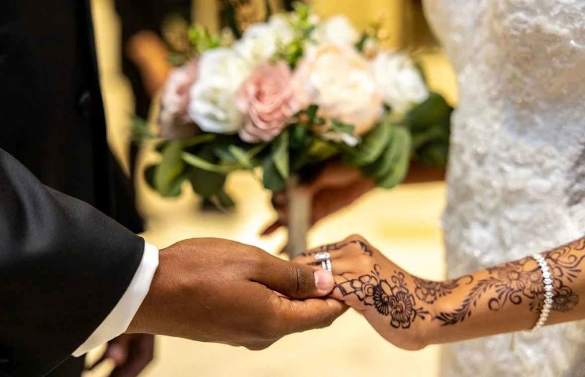 Forever starts with a single step&mdash;and a bouquet that speaks to your love story. 💐✨ 
Holding hands, holding hearts, and making dreams come true. Ready to plan your perfect day? 
Visit us at lovepeacefulevents.com (link in bio) to make it unforg