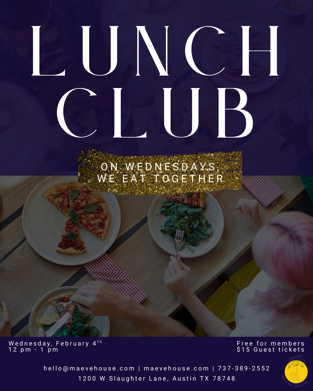 Wednesday, February 4th | 12 pm - 1 pm