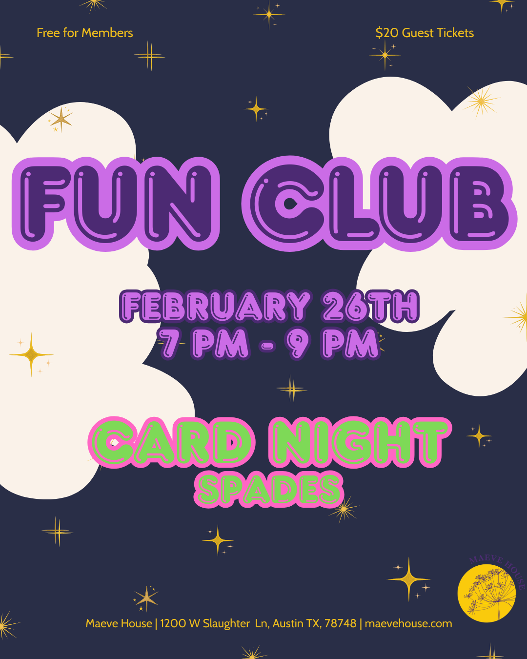 Thursday, February 26th | 7 pm - 9 pm