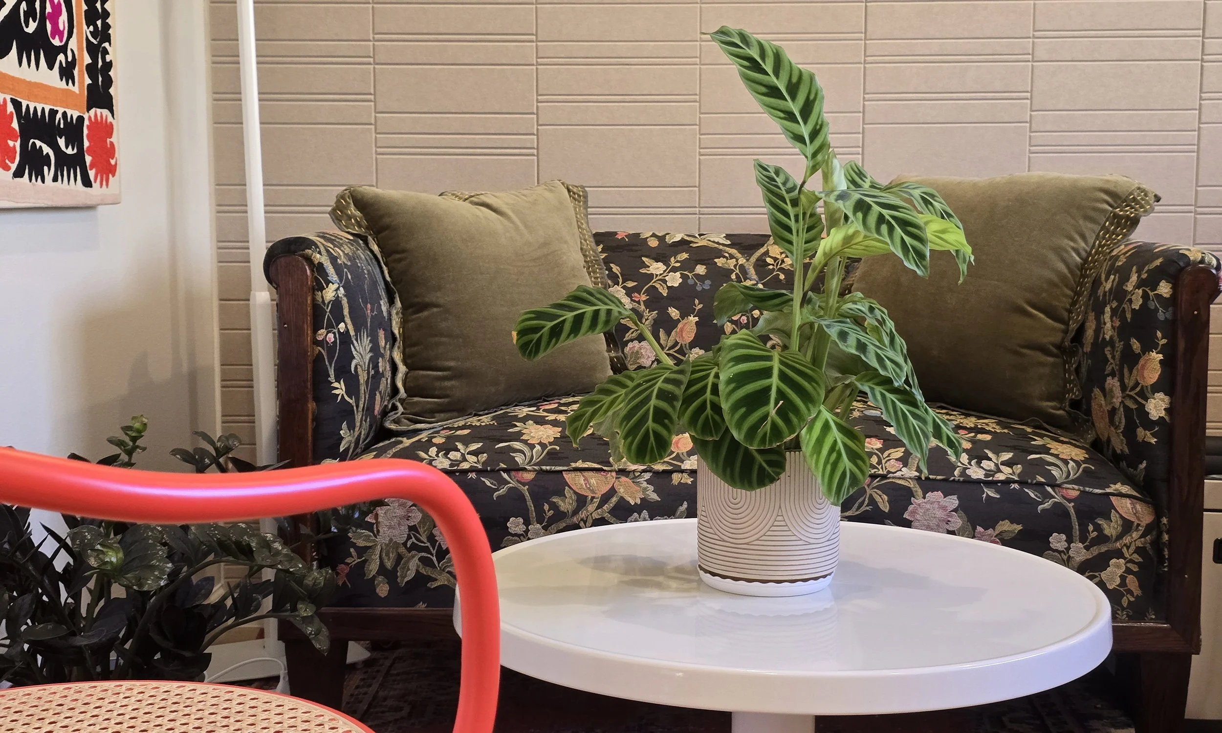 Warm, welcoming interior space designed for quiet connection and belonging.