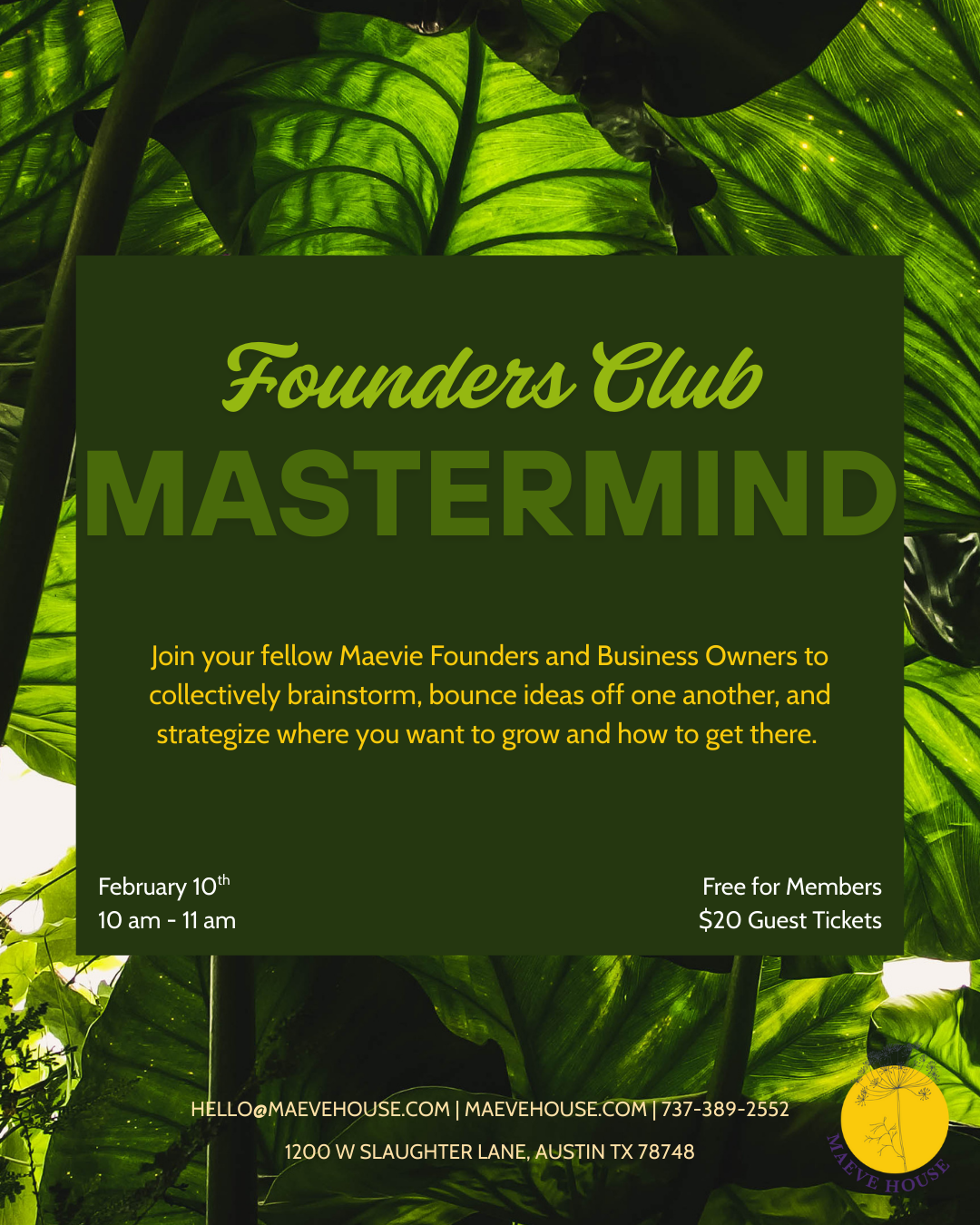 Tuesday, February 10th | 10 am - 11 am