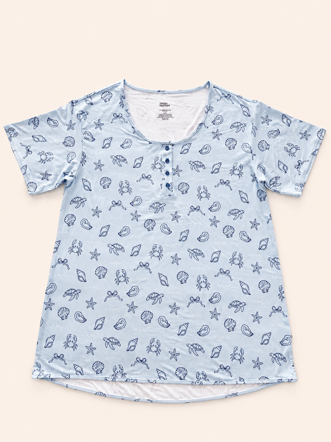 PREORDER - Saltwater Oversized Bamboo Sleep Shirt