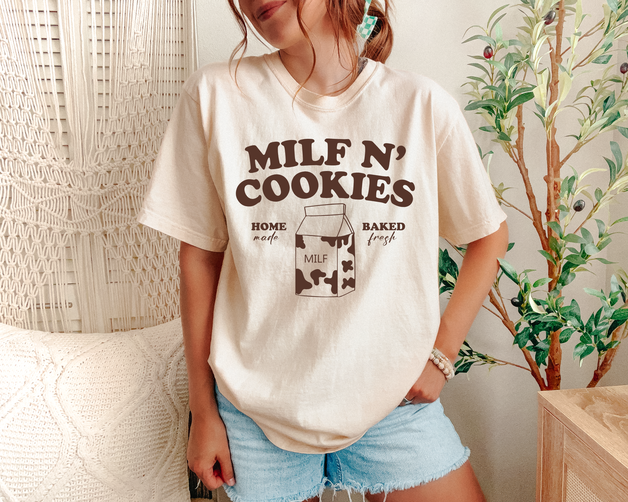 MILF N' Cookies Graphic Tee