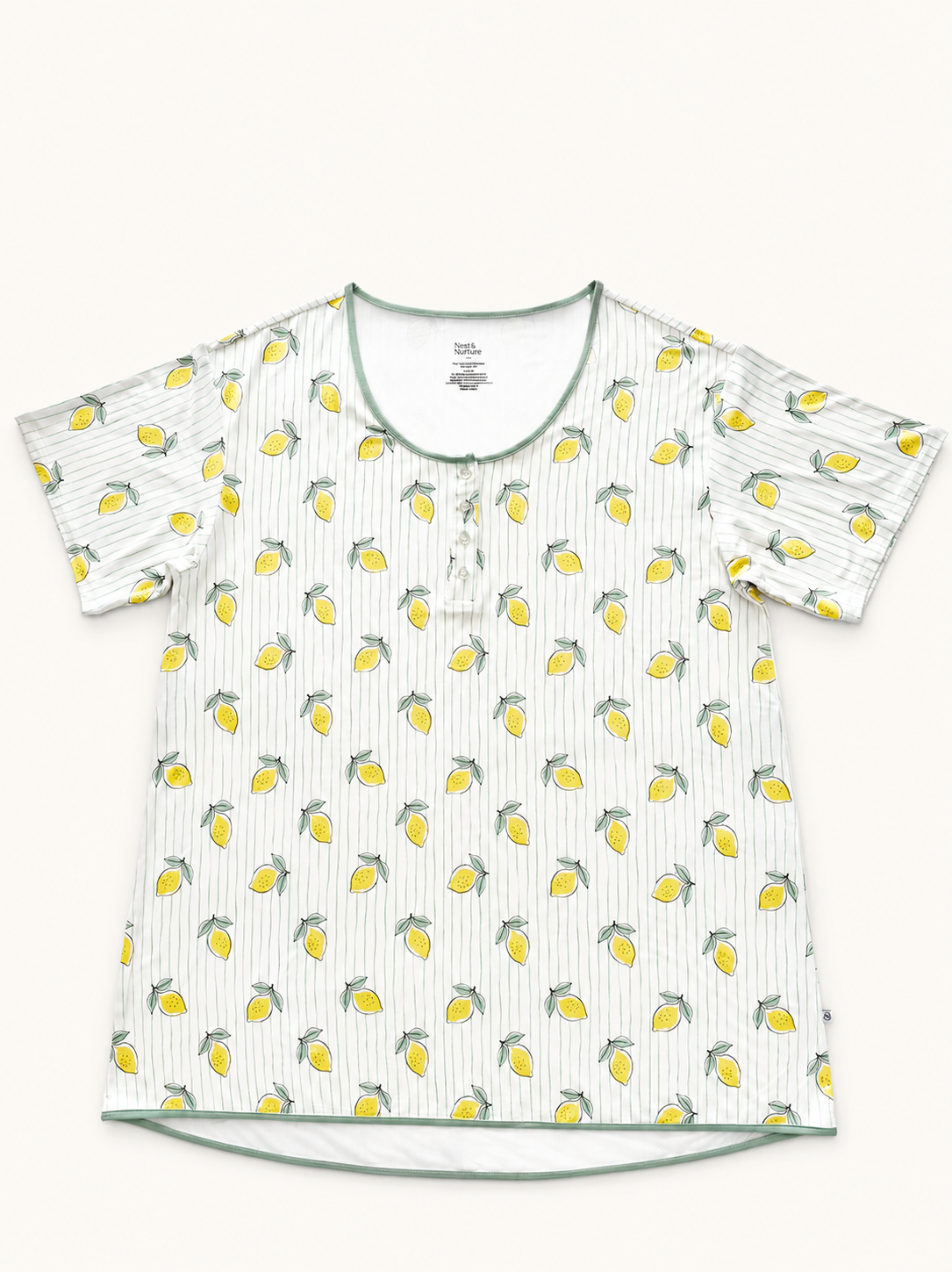 PREORDER - Lemon Drop Oversized Bamboo Sleep Shirt