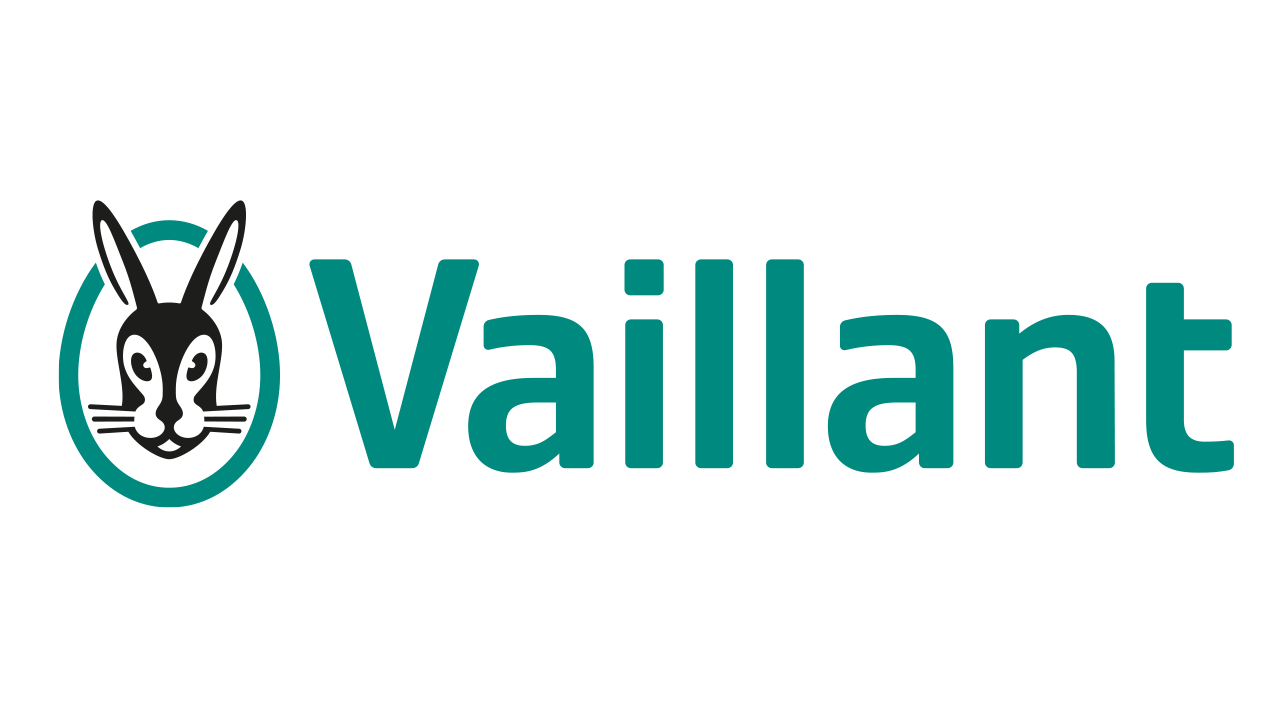 Logo with a stylized bunny face inside a circle next to the word 'Vaillant'