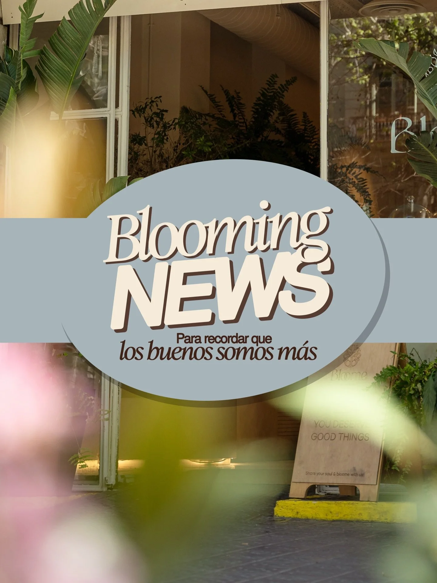 Tu dosis de buenas noticias✨
Perfecta para acompa&ntilde;ar ese primer caf&eacute; de la semana💗
Que no se nos olvide todo lo lindo que tambi&eacute;n sucede.

#BloomeBySasha