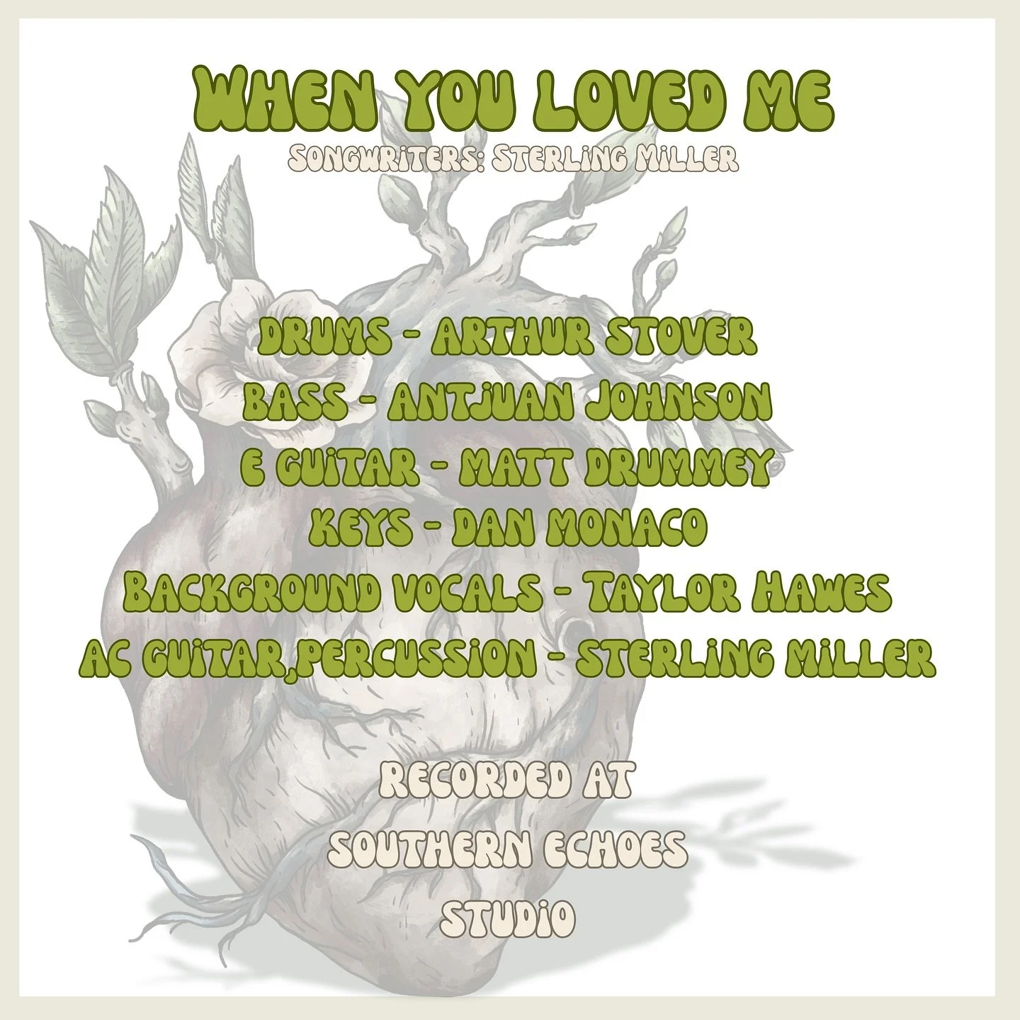 &ldquo;When You Loved Me&rdquo; is out on the&nbsp;airwaves and I thank all of you who have streamed it, added it to your playlists, and continued to vibe with my music! I have to give credit where credit is due, and I was lucky to have my personal d