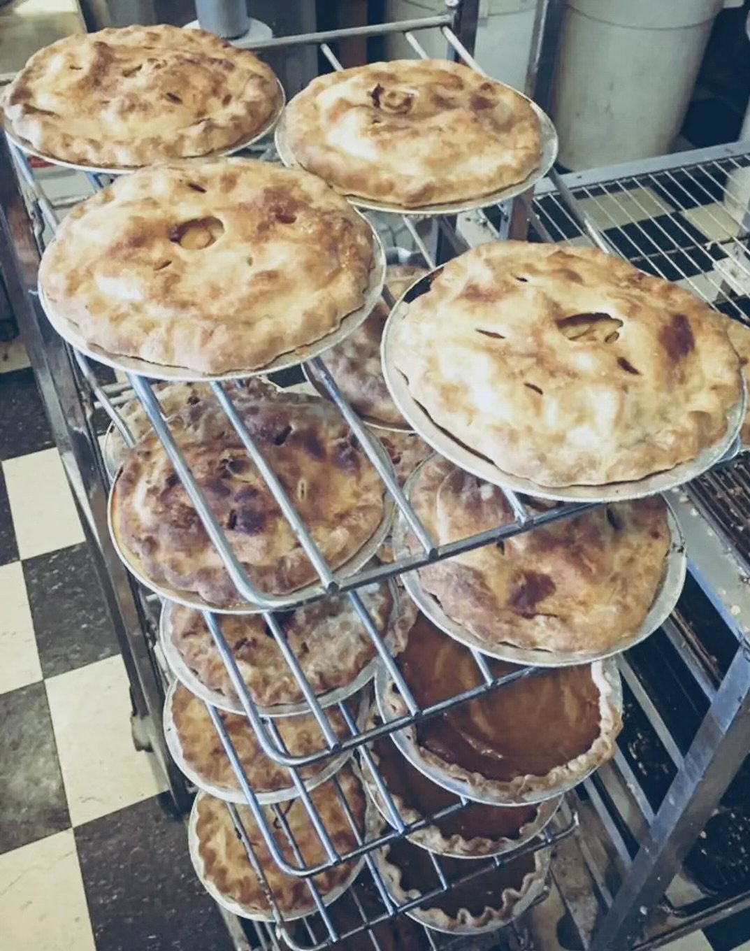 Fruit Pies Fresh Out Of The Oven