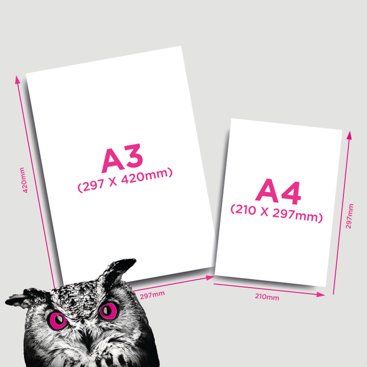 A3 & A4 Same Day Printing